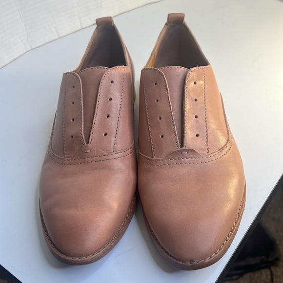 Frye Grace CVO Slip on Oxfords Womens Size 10 M Pale Blush Leather Casual Shoes - Picture 2 of 11